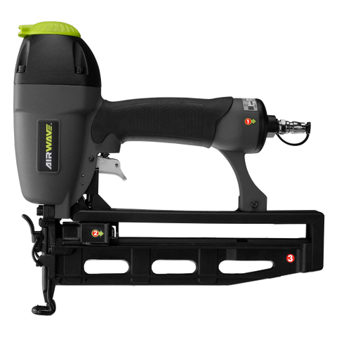 Ryobi Airwave C Series Air Brad Nailer, 16 Gauge, 32-64mm, Grey/Black RA-NB1664-S