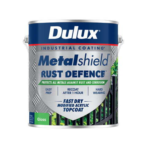 Dulux Metalshield Defence Gloss 4L - Ultra Deep Base - Rust Protection - SuperSaverAU - view 1