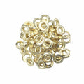 Craftright 12.5mm Grommets - 50 Pack - Brass Plated Steel - Gold - SuperSaverAU - view 1