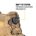 DeWALT Stone Lander BOA Composite Toe Safety Work Boot Size 11 - Water Resistant Nubuck, SRC