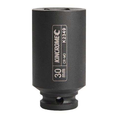 Kincrome 30mm Deep Impact Socket Cr-Mo Steel Rust Resistant 6 Points - SuperSaverAU - view 1