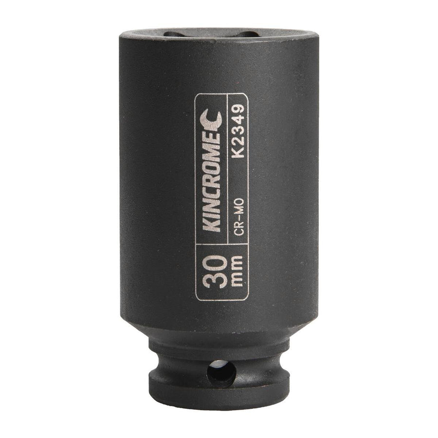 Kincrome 30mm Deep Impact Socket Cr-Mo Steel Rust Resistant 6 Points - SuperSaverAU - view 1