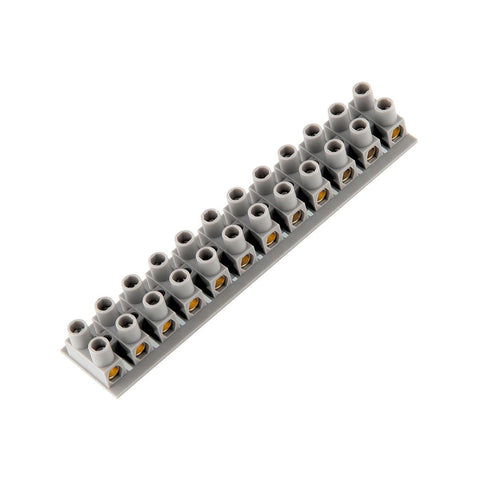 Deta 12 Terminal Connector Strip - 20A - Polypropylene - Compact Design - SuperSaverAU - view 1