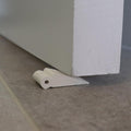 Adoored Small White Rubber Door Wedge - 4 Pack