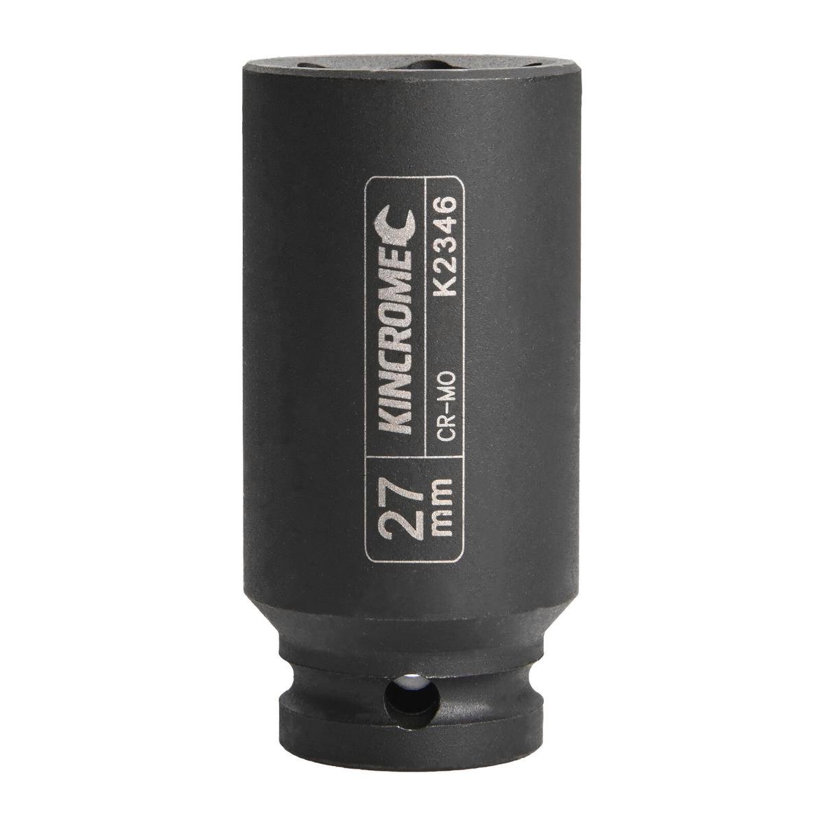 Kincrome 27mm Deep Impact Socket Cr-Mo Steel Durable Design - SuperSaverAU - view 1
