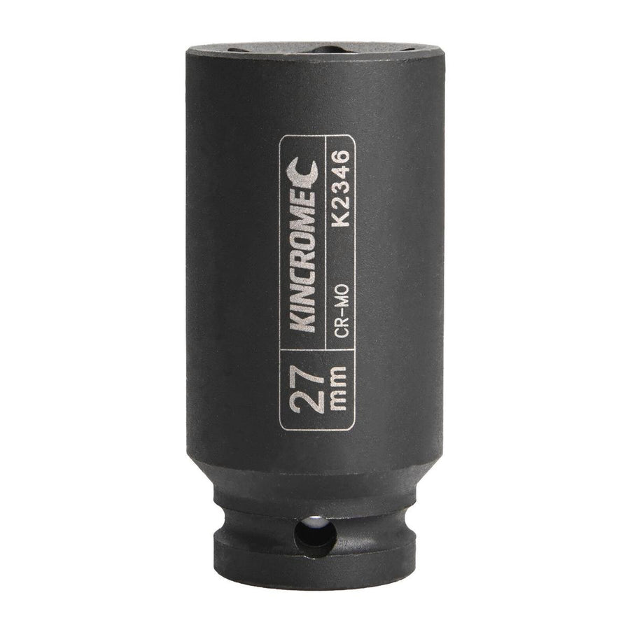 Kincrome 27mm Deep Impact Socket Cr-Mo Steel Durable Design - SuperSaverAU - view 1