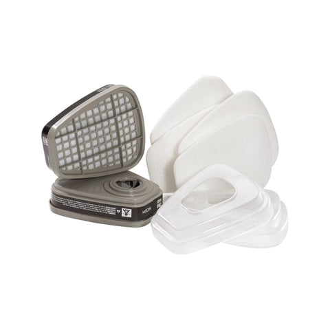 3M Replacement Respirator Kit - 95% Filtration Efficiency - P2 Rated - 198mm x 155mm x 83mm - SuperSaverAU - view 2