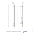Gainsborough Trilock Omni Allure Double Cylinder Entrance Set Matte Black