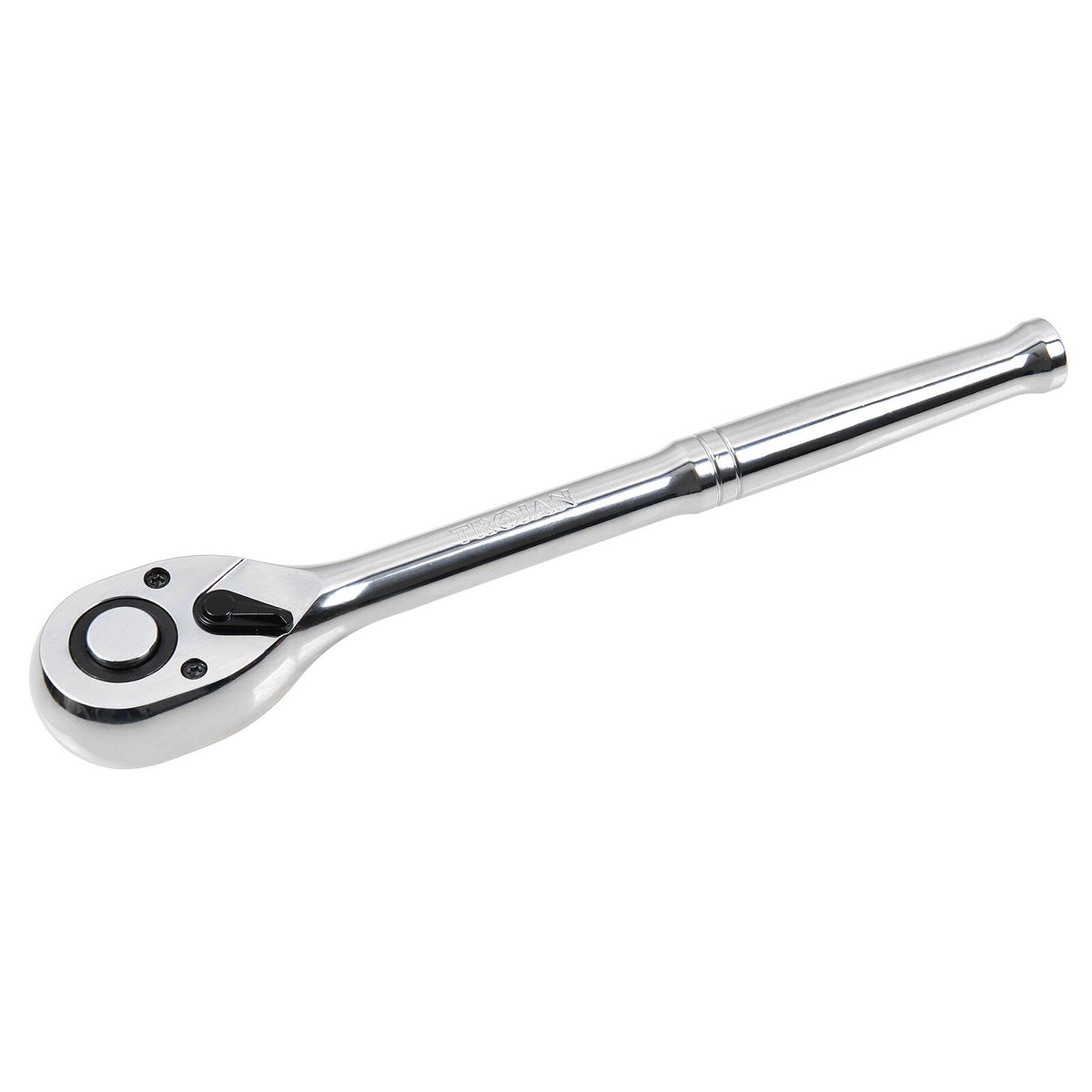Trojan 1/2" Drive Ratchet - 72 Tooth Reversible - Durable CR-MO - TJQ28479 - SuperSaverAU - view 1