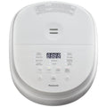 Panasonic Premium 5.5-cup rice cooker - 10 auto menus, Binchotan charcoal-coated pot, white - SR-DL104WST
