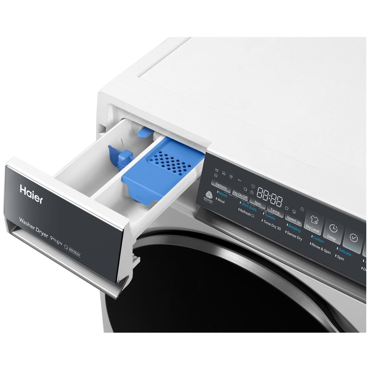 Haier 9kg + 6kg Series 500 Front Load Washer Dryer Combo - Steam Refresh - White - HWD9060MW1