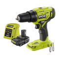 Ryobi 18V ONE+ Drill Driver Starter Kit R18DD22 - 2Ah Battery - 173mm x 203mm x 225mm - LED Light - Magnetic Screw Tray - SuperSaverAU - view 1