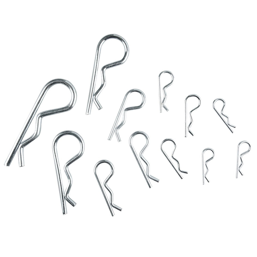 Pinnacle R Clip - Assorted 3/16" to 7/16" - Zinc Plated - 12 Pack - SuperSaverAU - view 1