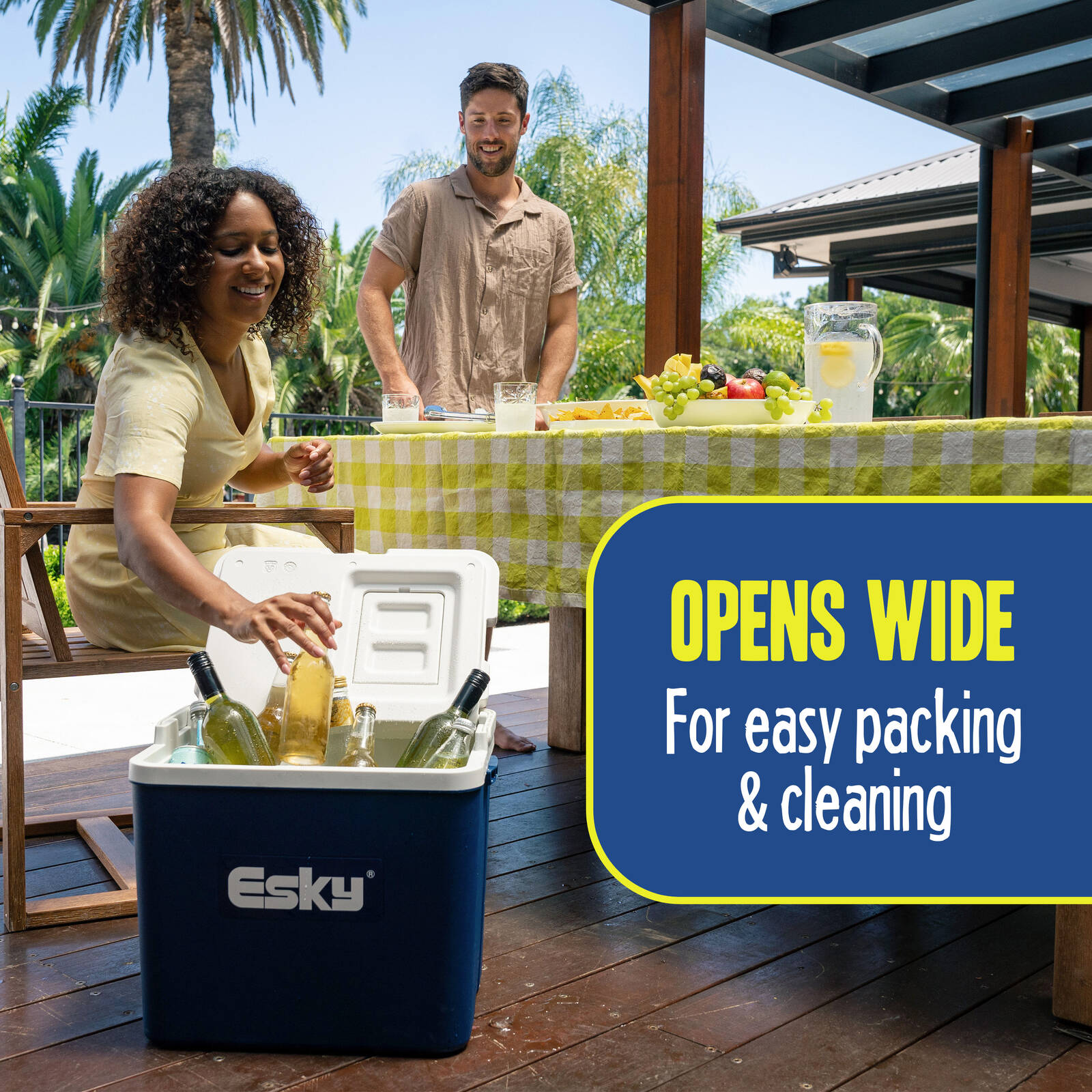 Esky Chilla 33L Hard Cooler Insulated Leak-Resistant Blue