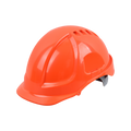 Citeco Orange Vented Safety Helmet - Durable ABS - 190mm x 260mm x 140mm - Comfortable Fit - SuperSaverAU - view 1