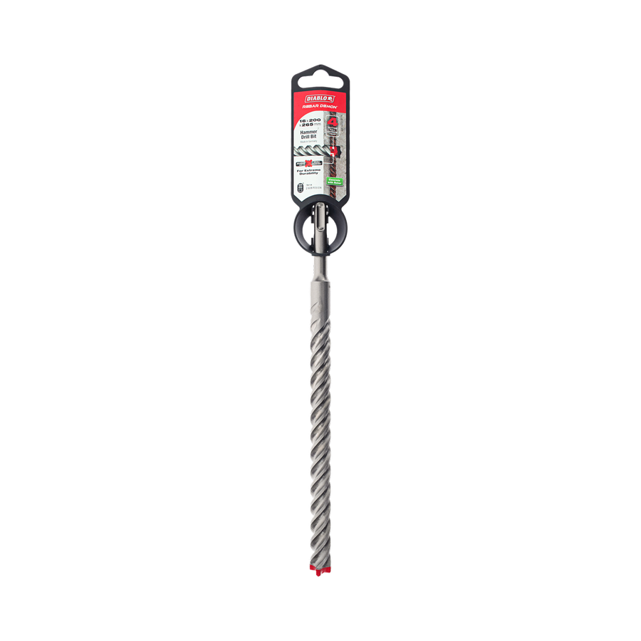 Diablo Rebar Demon SDS-Plus Hammer Drill Bit 16 x 265mm - Durable, Precision - SuperSaverAU - view 1
