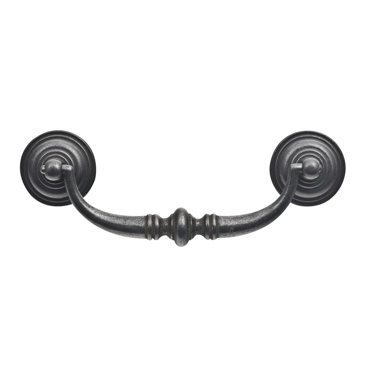 Prestige Black Cast Iron Pull Handle 108mm Easy To Install Durable - SuperSaverAU - view 1