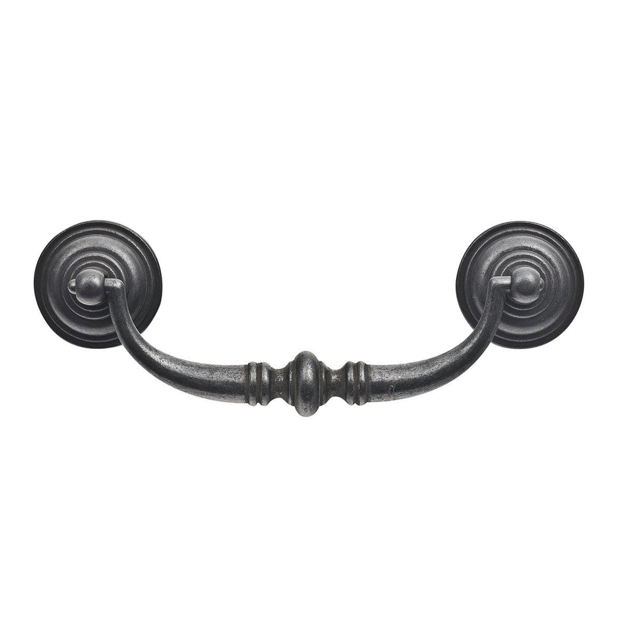 Prestige Black Cast Iron Pull Handle 108mm Easy To Install Durable - SuperSaverAU - view 1