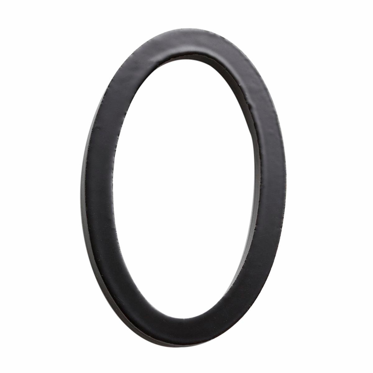 Sandleford 75mm Black Zone House Number 0 - Galvanised Steel - Concealed Fixings - SuperSaverAU - view 1