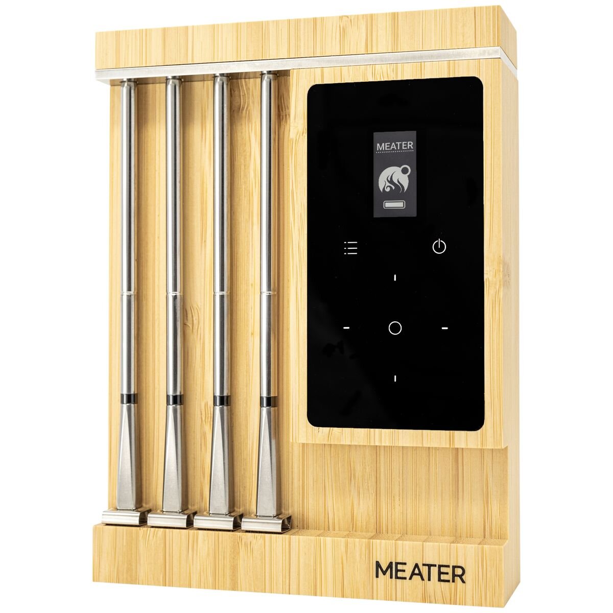 Meater Pro XL Wireless Meat Thermometer - Four Probes - Handset Included - Stainless Steel - RTE-MT-MX201