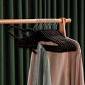 Practa Velvet Clothes Hangers 30 Pack - Slim Design - 410mm x 230mm - Non-Slip - SuperSaverAU - view 5