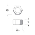 Zenith M16 Hex Nuts 20 Pack Hot Dip Galvanised Steel Rust Resistant - SuperSaverAU - view 4