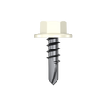 Bremick 10G x 16mm Metal Hex Screw, Surfmist B8 Drill Point Fine Thread - 100 Pack