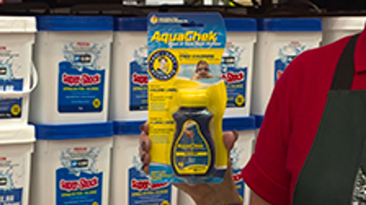 AquaChek 4 In 1 Chlorine Pool Test Strips - 50 Pack - Plastic - Easy Use - SuperSaverAU - view 5
