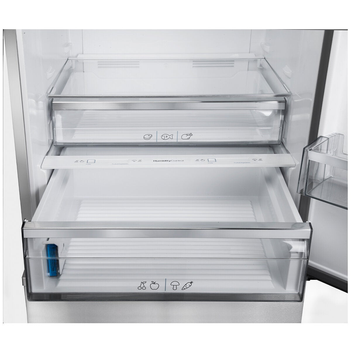 Artusi 405L bottom mount fridge - stainless steel, frost free, 4 star energy rating - AFBM462X