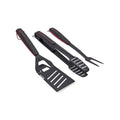 Matador 3 Piece Non-Stick Stainless Steel BBQ Tool Set Black