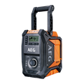 AEG 18V 240V Hybrid Bluetooth Jobsite Radio Weather Resistant Skin Only BRFMB18-0