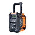AEG 18V 240V Hybrid Bluetooth Jobsite Radio - Skin Only - IP64 Rated - Compact Design - SuperSaverAU - view 1