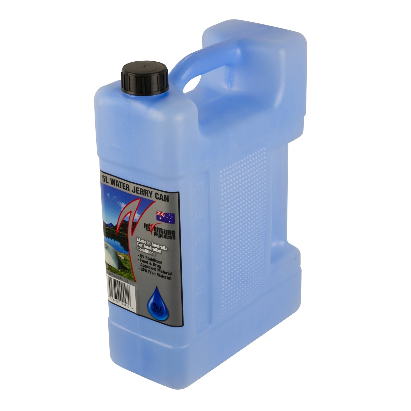 AdVenture Products 5L Blue Water Jerry Can - SuperSaverAU - view 1