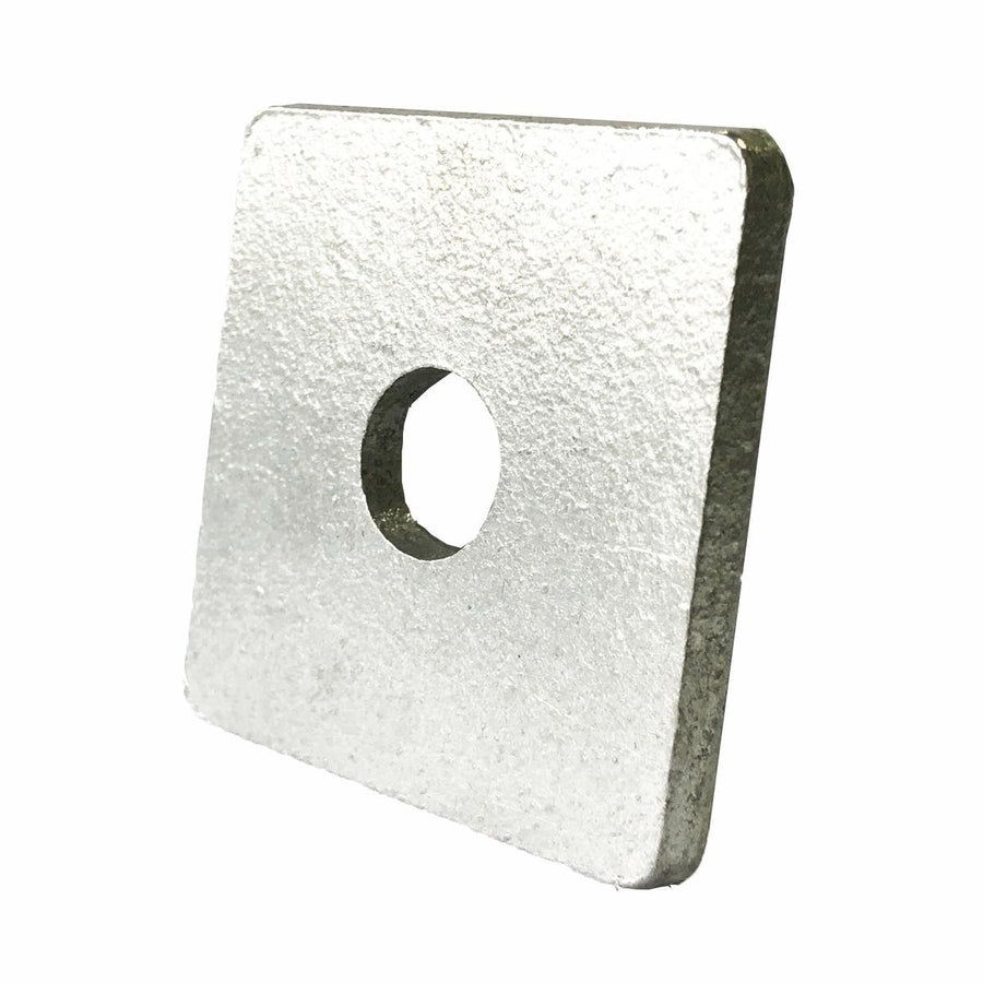 Macsim Square Washer - 50x50x5mm - Galvanised - Heavy Duty - SuperSaverAU - view 1