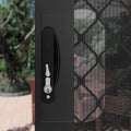 Rolltrak Black Sliding Screen Door Lock - 45mm Alloy - Durable Design - SuperSaverAU - view 4