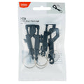Taskmaster J Clip 70mm Black - 4 Pack - Lightweight - Secure Attachment - SuperSaverAU - view 2