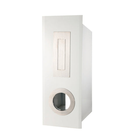 Sandelford Highlander Fence Mount Letterbox - White - Galvanised Steel - Secure Design - SuperSaverAU - view 1