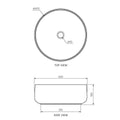 Parisi Cognac 42 countertop basin - gloss white vitreous china, sculptural design - ACL001