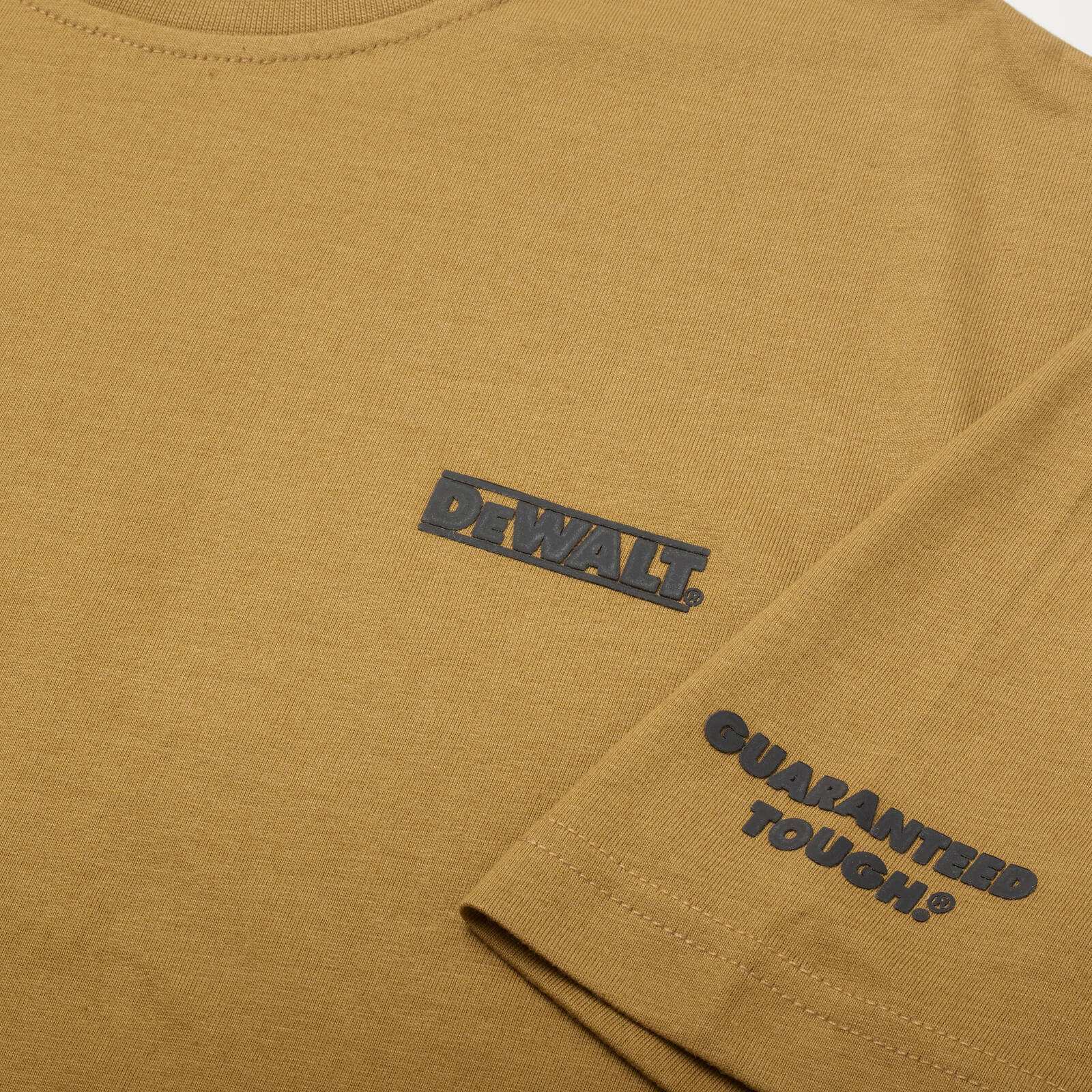 DeWALT Typhoon Crew Neck Work T-Shirt - Clay, Size L, Cotton/Polyester