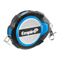 Empire 30m Closed Case Long Steel Tape Measure, Belt Clip, Metric Graduations