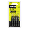 Ryobi Countersink Drill Bit Set - 4 Piece - #6, #8, #10, #12 - 118° Split Point - SuperSaverAU - view 1