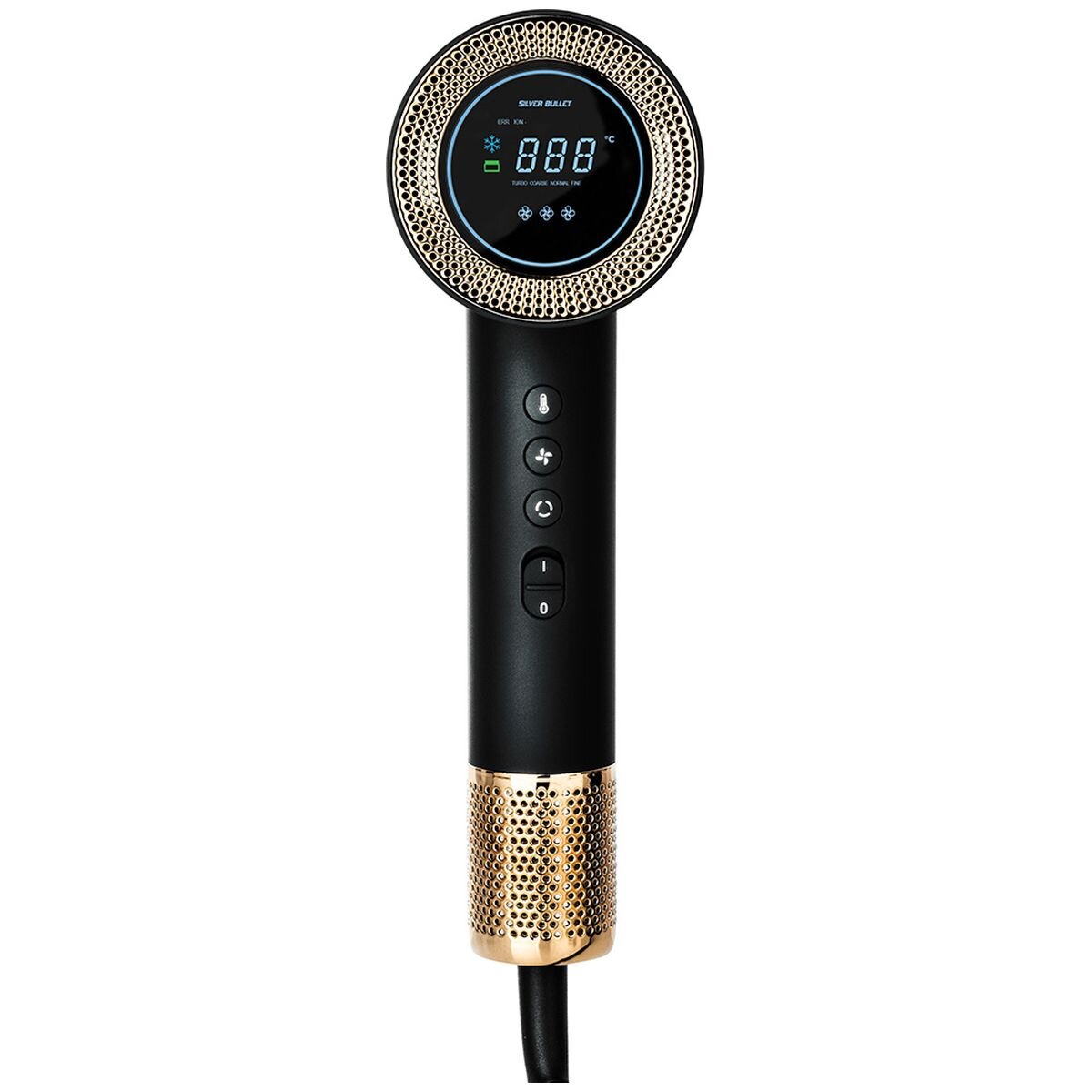 Silver Bullet Spectre hair dryer - 1600W to 2000W motor, five modes, ionic - 900583