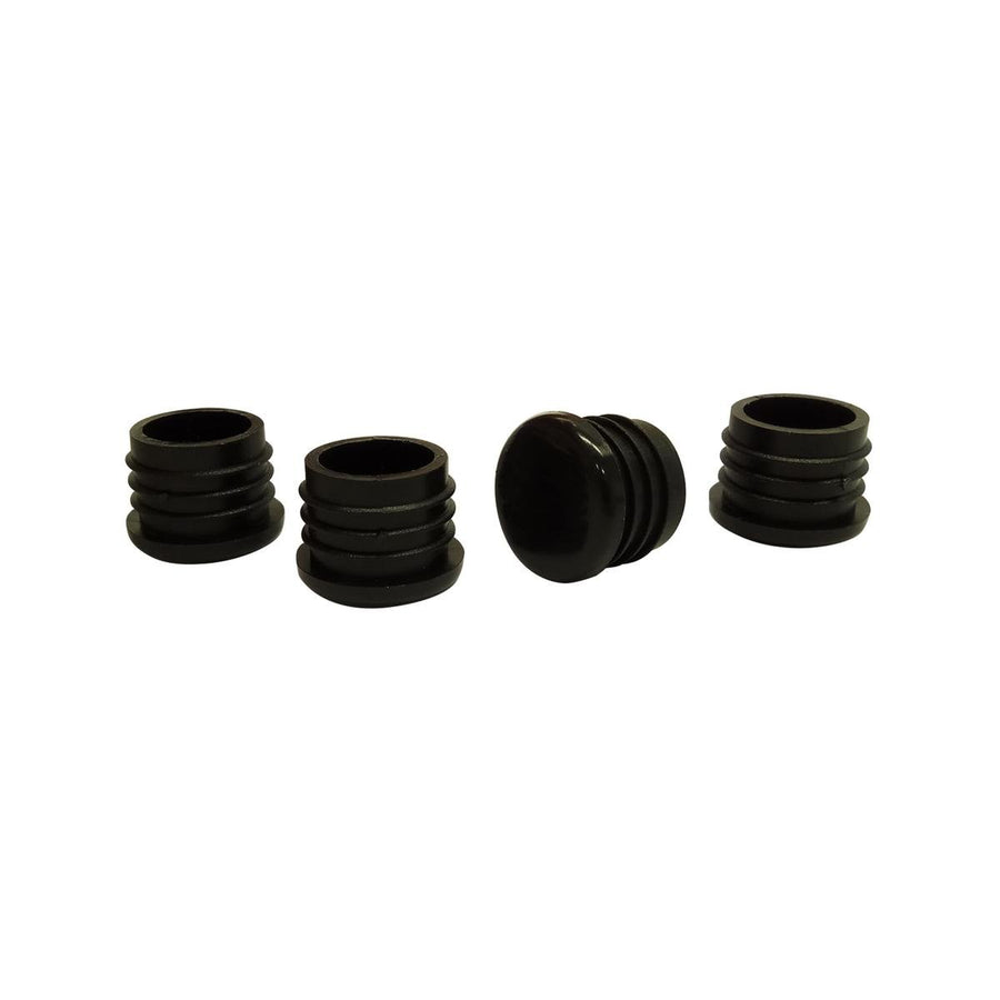 Surface Gard 22mm Black Round Plastic Internal Chair Tip 4 Pack - SuperSaverAU - view 1