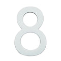 Sandleford 90mm Glow In Dark Acrylic House Number 8 - Durable - Weather Resistant - Easy To Install - SuperSaverAU - view 1