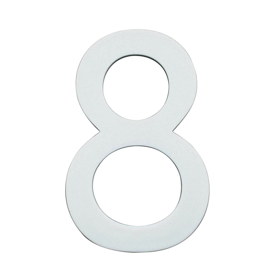 Sandleford 90mm Glow In Dark Acrylic House Number 8 - Durable - Weather Resistant - Easy To Install - SuperSaverAU - view 1