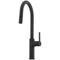 Oliveri Vilo Pull Out Spray Gooseneck Tap 6L/min - Black Granite, Adjustable Spray - VT2425-ST-BL
