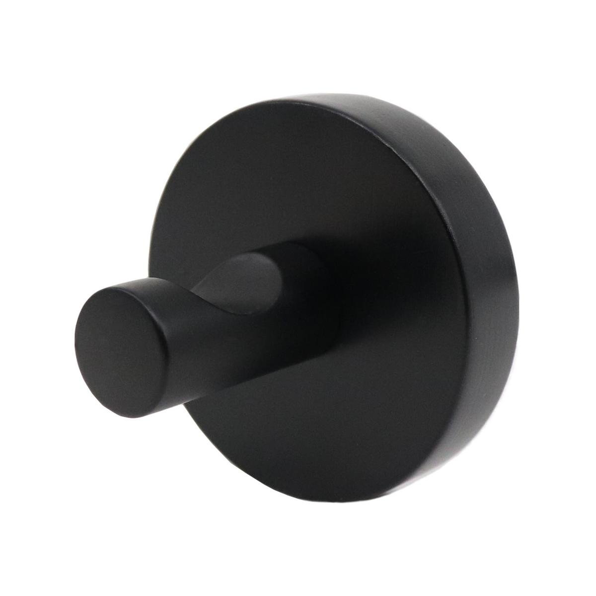 Adoored Black Timber Robe Deco Hook - 50mm x 50mm x 45mm - Durable Design - SuperSaverAU - view 1