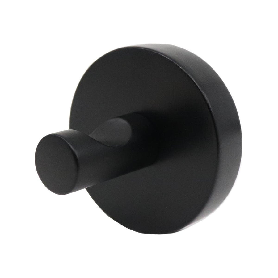 Adoored Black Timber Robe Deco Hook - 50mm x 50mm x 45mm - Durable Design - SuperSaverAU - view 1