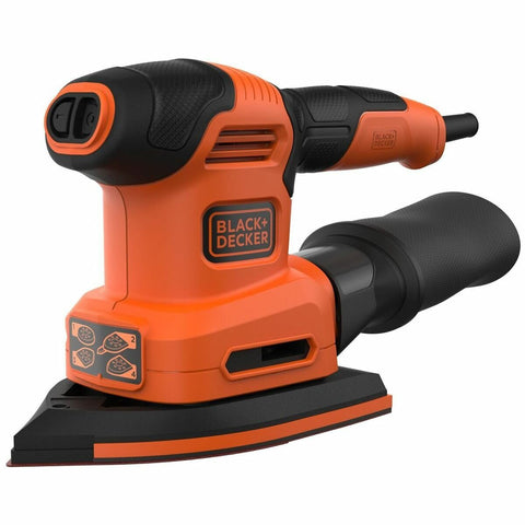 Black & Decker multi sander - orbital, detail and random orbit actions, 12,000rpm no-load - BEW200-XE