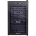 Little Cave 24 Bottle Single Zone Compressor Wine Fridge - Black Glass Door, Touch Pad Controls - LC24SB
